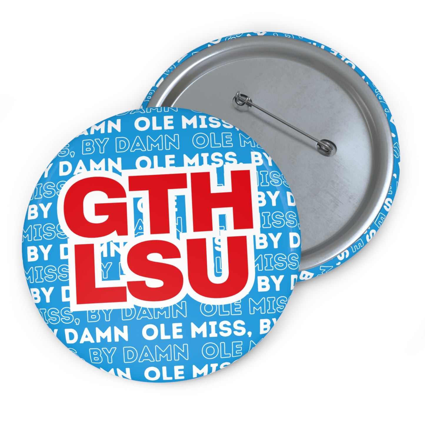 GTHLSU Ole Miss Gameday Pin Button 3"