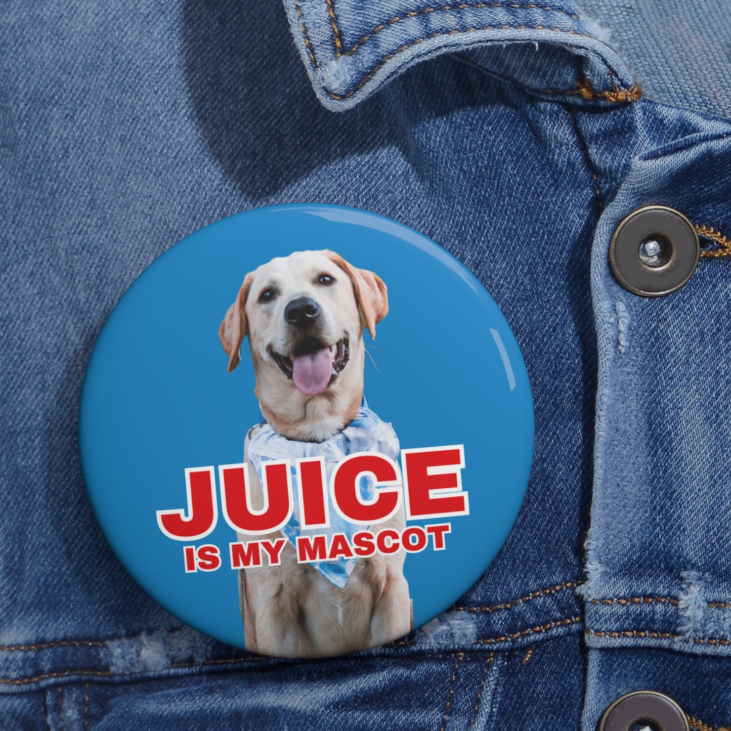 Juice is My Mascot Ole Miss Gameday Pin Button 3"